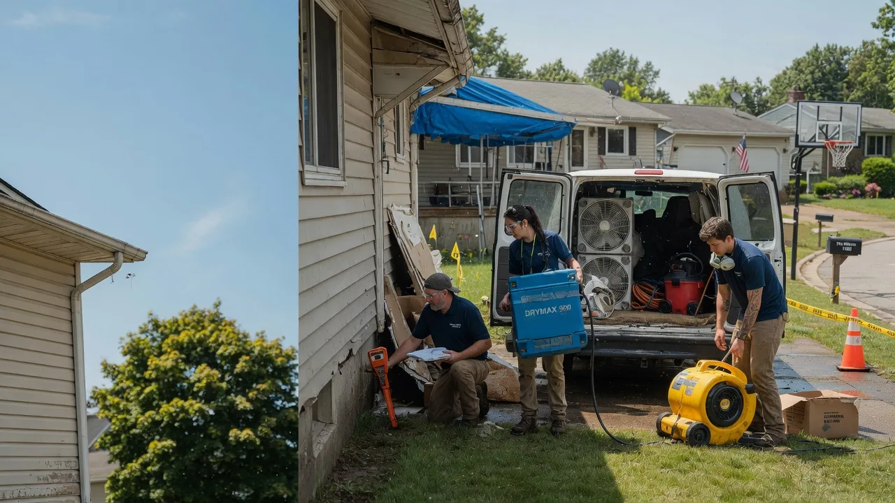 Ceiling Leak Cleanup in Muddy, IL near me