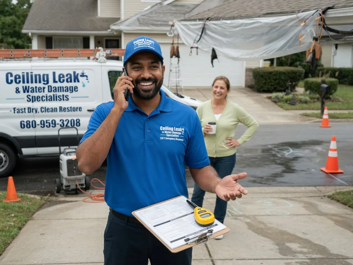 Ceiling Leak Cleanup Muddy, IL FAQs